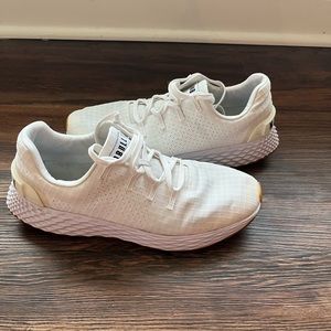 No Bull Ripstop / ALLDAY white running shoes
